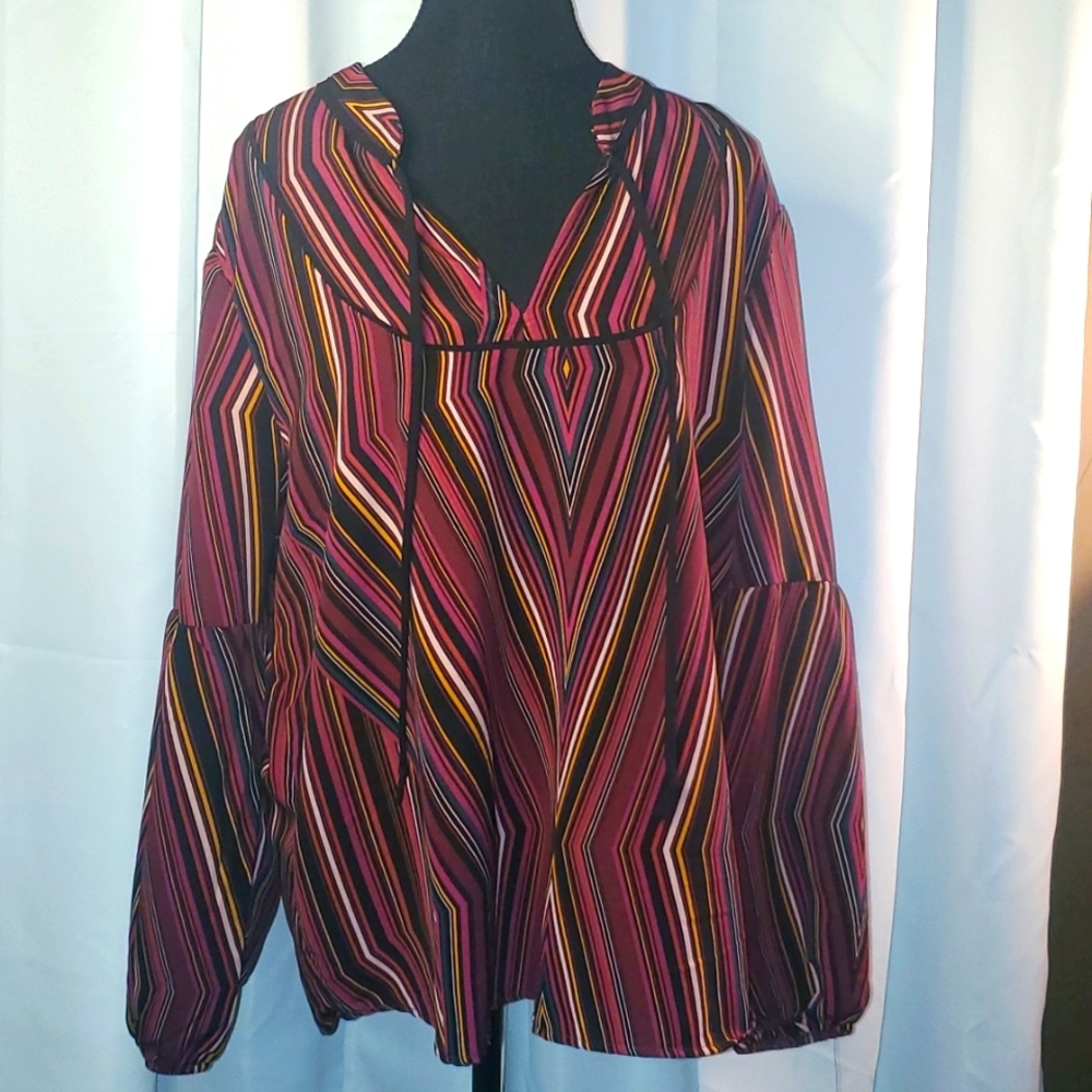 Maurices striped blouse